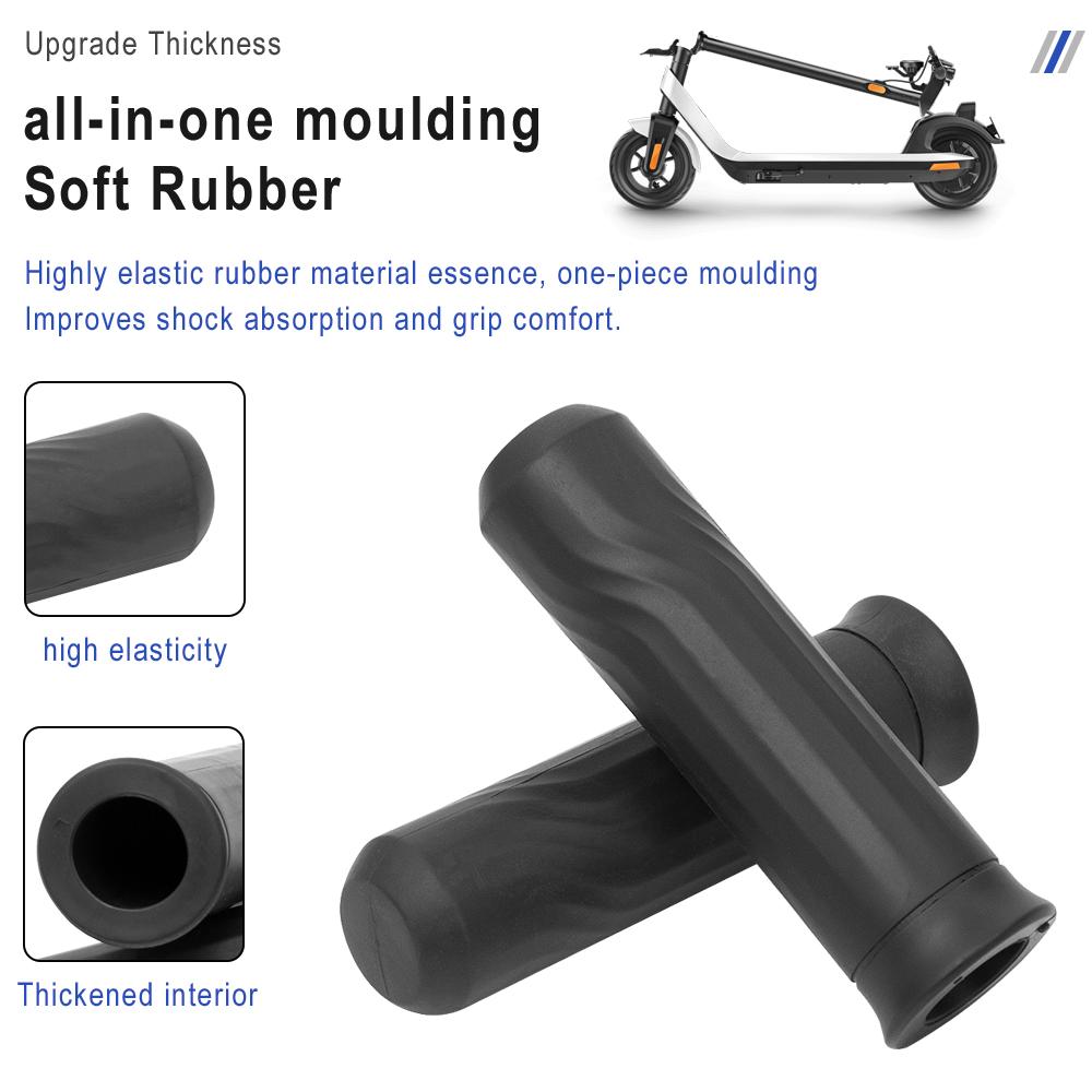 Front Handlebar Grips Hand Rubber Pedal Electric Scooter for Niu KQi3 KQi2 Anti-Slip Handlebar Grip Settle Handle Grips Parts