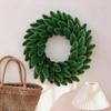 Artificial Christmas Wreath with Pine Needles, Cones, and Ornaments for Home Decoration