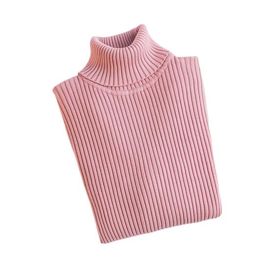 Women Bottom Sweater Turtleneck Long Sleeve Slim Fit Knitting Tops