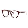 Armani GIORGIO George Two-tone Design Acetate Metal Oval Optical Frame Women's Red Red 47