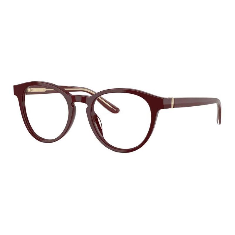 Armani GIORGIO George two-tone design acetate metal oval optical frame women s red red 47