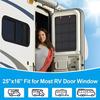 Spurtar RV Door Window Shade 25'' X 16'', Foldable RV Window Cover With UV Protection And Privacy Features For Campers, Marine Vehicles, Travel