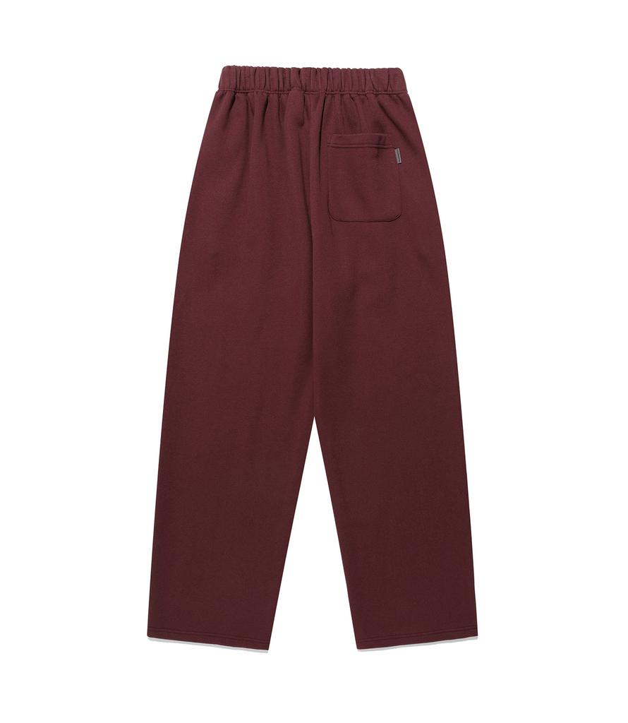 NICEGHOSTCLUB Logo Sweat Pants_Burgundy(Ng2Ffupa00A)