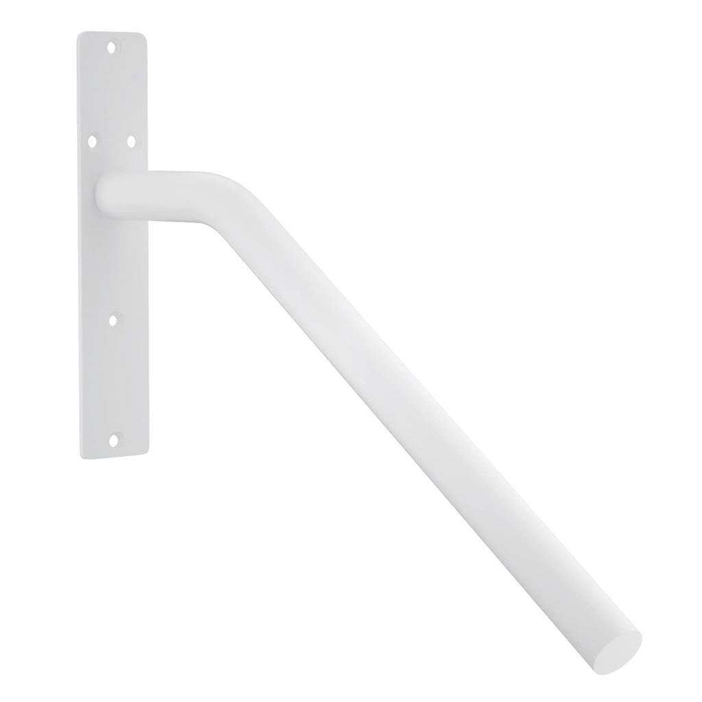 Wandmontage Treppengeländer Legierter Stahl Schwerlast Treppengeländer Haltegriff für Garage Weiß