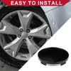 Universal Car Wheel Center Hub Cap/Inner Rim Cover Hub Caps for Most Cars/Snap-in Plastic 68mm 2.68" OD / 1 Pcs Gloss Black