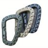 5Pcs/set Backpack Buckle Fast Tactical Carabiner Plastic Hook D Shape EDC Gear For Outdoor Camping