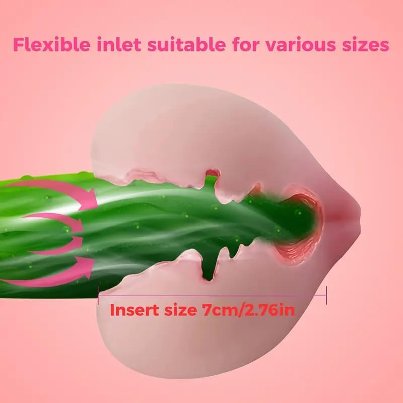 MoDi Pfirsichfarbener Masturbationsbecher für Männer, Sexspielzeug, Simulationsbrüste, Jet Cup für Männer, einführbare, gefälschte Brustspielzeuge, weich, realistisch, für Erwachsene ab 18 Jahren