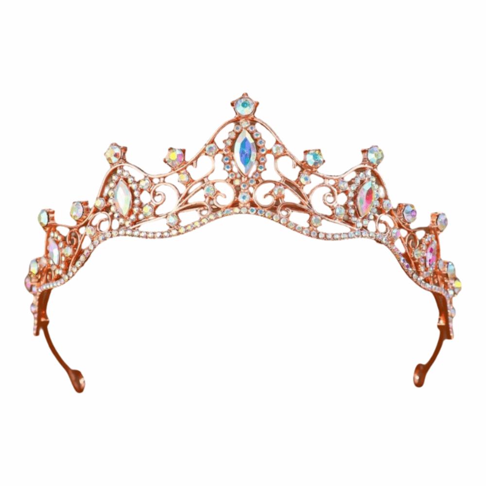 Baroque Queen Princess Crown Rhinestone Prom Jewelry New Crystal Tiara  Wedding Party