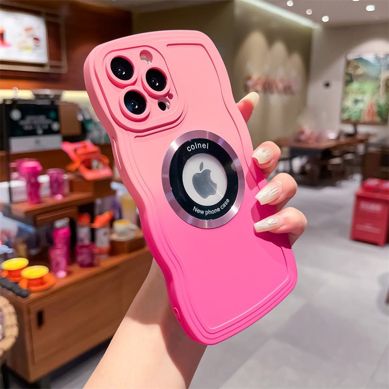 

Силиконовый чехол для Apple 14 Promax с двухцветным градиентным рисунком, магнитной застежкой и простым модным дизайном, совместим с 12/11/13/8P iPhone 7/8