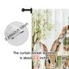 Set Of 2 Curtains Digital Printed Retro Easter Polyester Easy Install Without Rod All Seasons Ldeal Bedroom Living Room Made Sitting Window Treatment