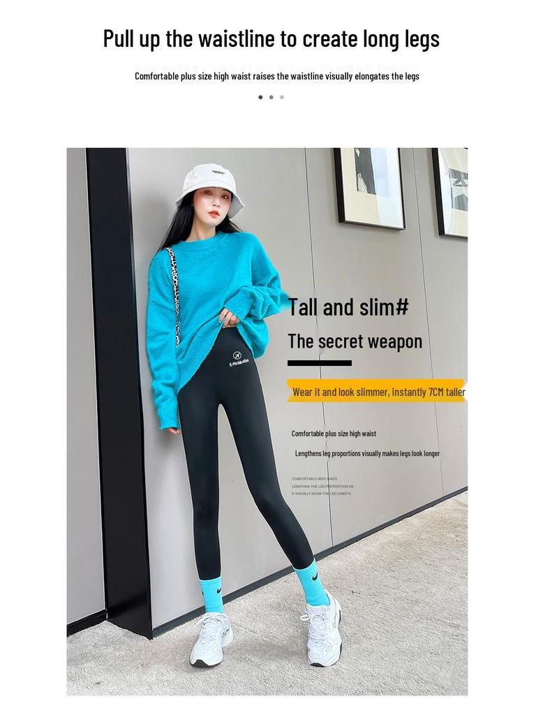 Damslimma svarta hajsimma yogaleggings - Bekväma, andningsbara och tunna