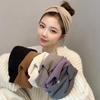 Gentle Korean Style Wide-Brimmed Headband for Autumn & Winter - Women's Hair Accessories for Daily Wear