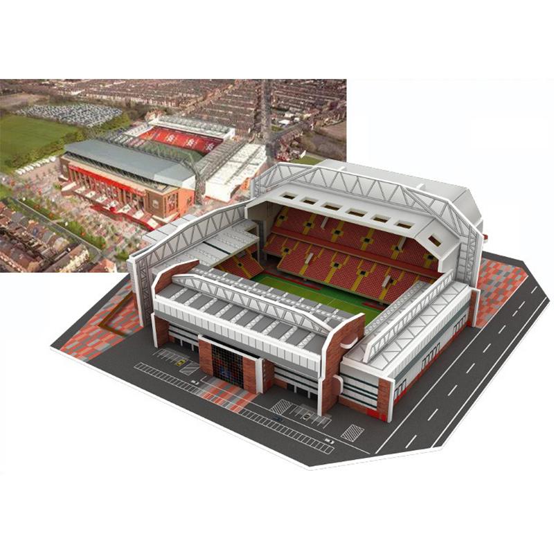 1Set Football Field Paper Puzzle Famous Stadiums Mini 3D Model Puzzle Home Decoration Assembly Football Fan Gifts Boys Girls ZYF