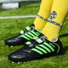 Jungen Fußballschuhe Rutschfest Verschleißfest Klettverschluss Outdoor Fußballschuhe Training Kinderschuhe