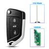 KEYYOU With Cutting Service For Citroen C4 C5 C6 C8 Xsara Picasso For Peugeot 107 207 307 308 Remote Car Key ASK/FSK 434Mhz ID46