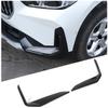 For BMW X1 U11 2025 2025 ABS Carbon Fiber/Black Car Front Rear Blade Trim Light Eyebrow Wind Knife Bumper Cover Accessories