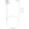 Sony Wired Earphones MDR-XB55: In-ear type, Grayish White MDR-XB55 W