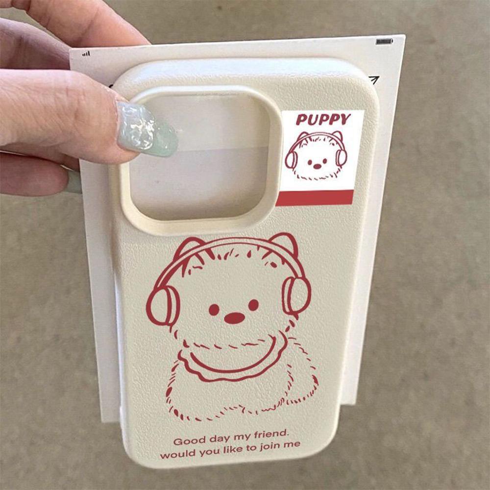 Phone Case for iPhone 11 13 XR XS Max Case iPhone 12 14 15 16 Pro Max 12 Pro 15 Plus Leather Painted Waterproof Drop-proof and Wear-resistant Cartoon