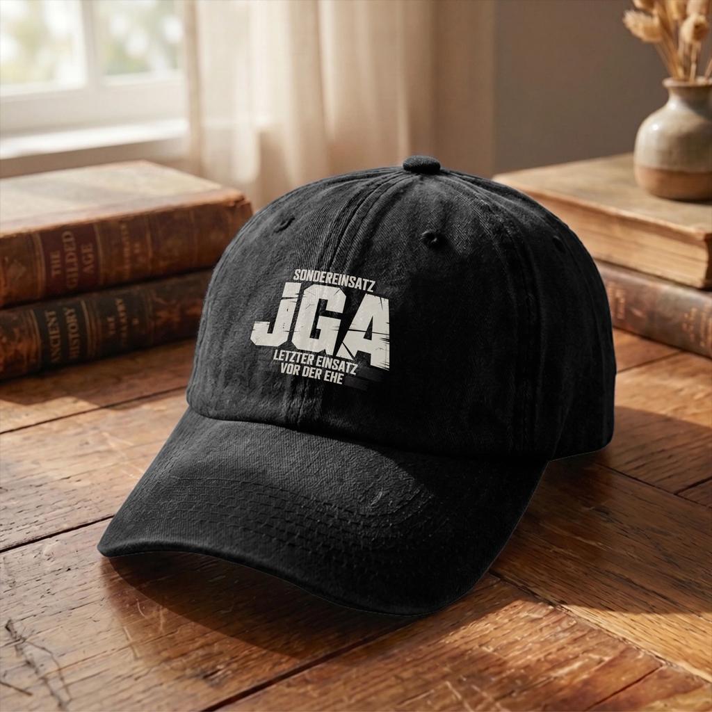 Special Use Jga Last Use Before Marriage Unstructured Baseball Cap Soft Gift Denim Washed Funny Headwear Outdoor Adjustable Hat