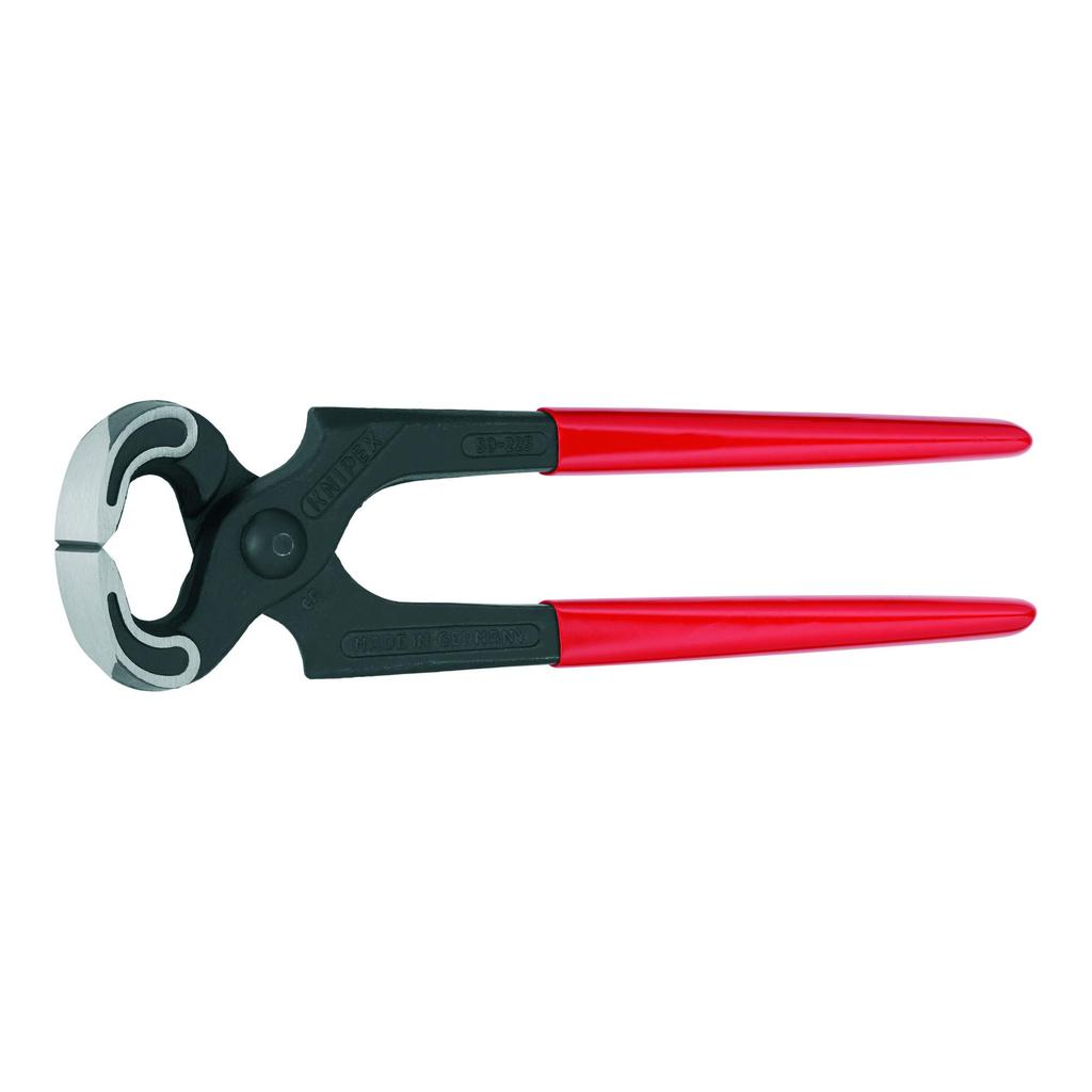 KNIPEX Carpenter's Pliers, 160mm Long, Plastic-Coated Handle, 5001-180