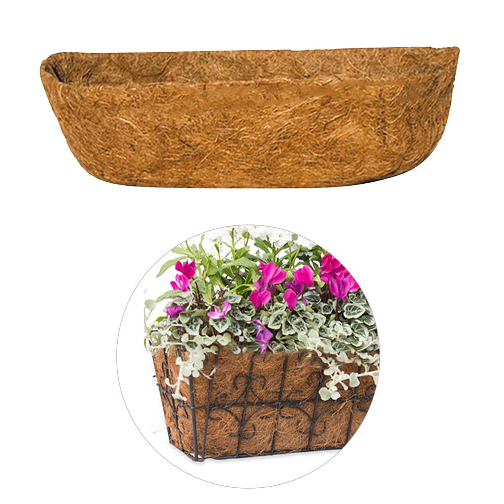 Buy Hanging Basket Coconuts Fiber Planter Inserts Replacement Liner For