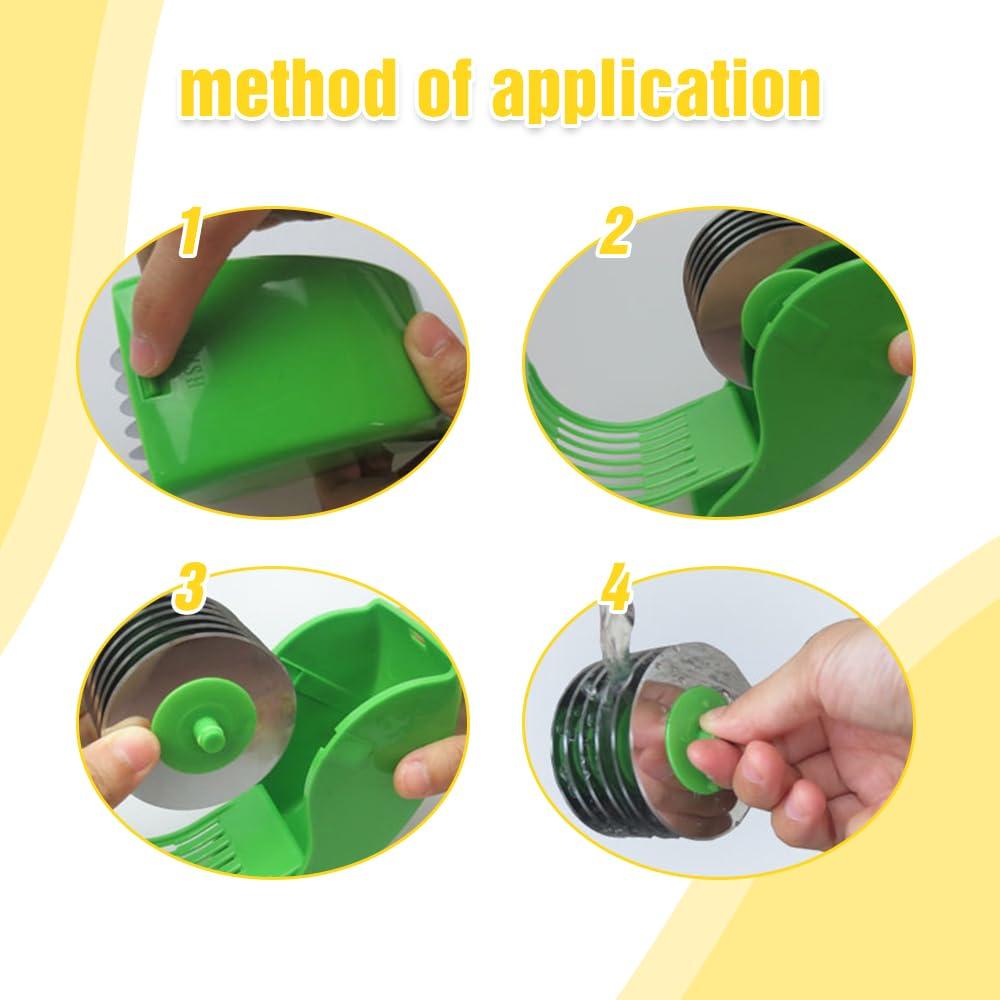 Stainless Steel Rolling Cutter Scallion Ginger Garlic Multifunction Cutting Vegetable Slicer Chopper Knife Kitchen Accessories