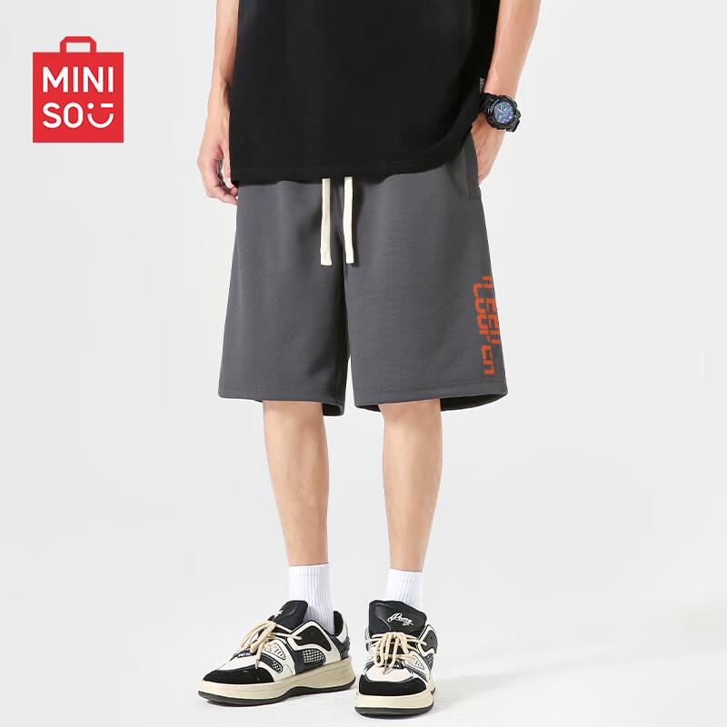 MINISO Мужские летние спортивные шорты в американском стиле 3XL