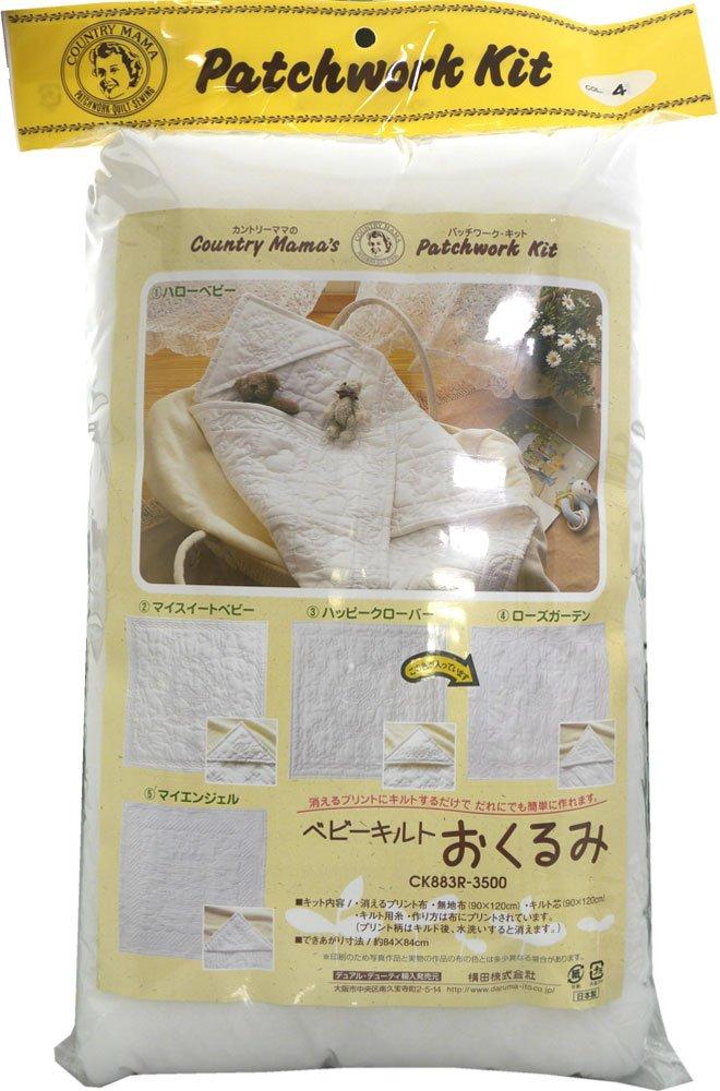

Country Mama Patchwork Kit Baby Garden Quilt/Swaddle 4.Rose