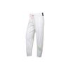 Colorful Logo Print Drawstring Cuffed Knit Sports Pants Women Bottoms White CW4812-120