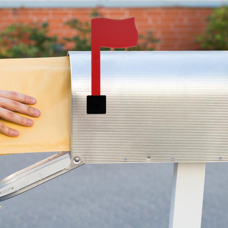 Rote Fahne für Briefkasten Rostfrei Einfach zu installieren Aufklebbare Briefkastenflagge Rostfrei Einfach zu installieren Außen Rote Briefkastenflagge Reparatur