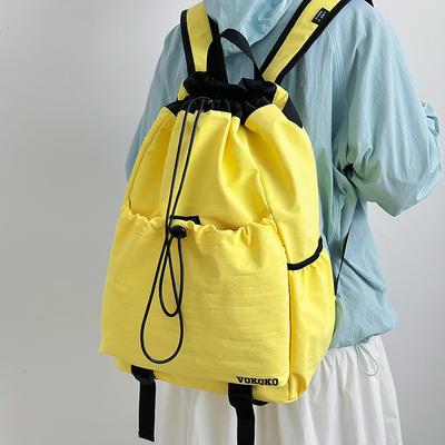 Mochila con Cordón Mochila Ligera de Viaje