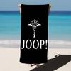 Mode Logo J-Joop.png Mikrofaserdecke Schnelltrocknende Strandtücher Übergröße Druck Super Saugfähige Pooltuchdecke