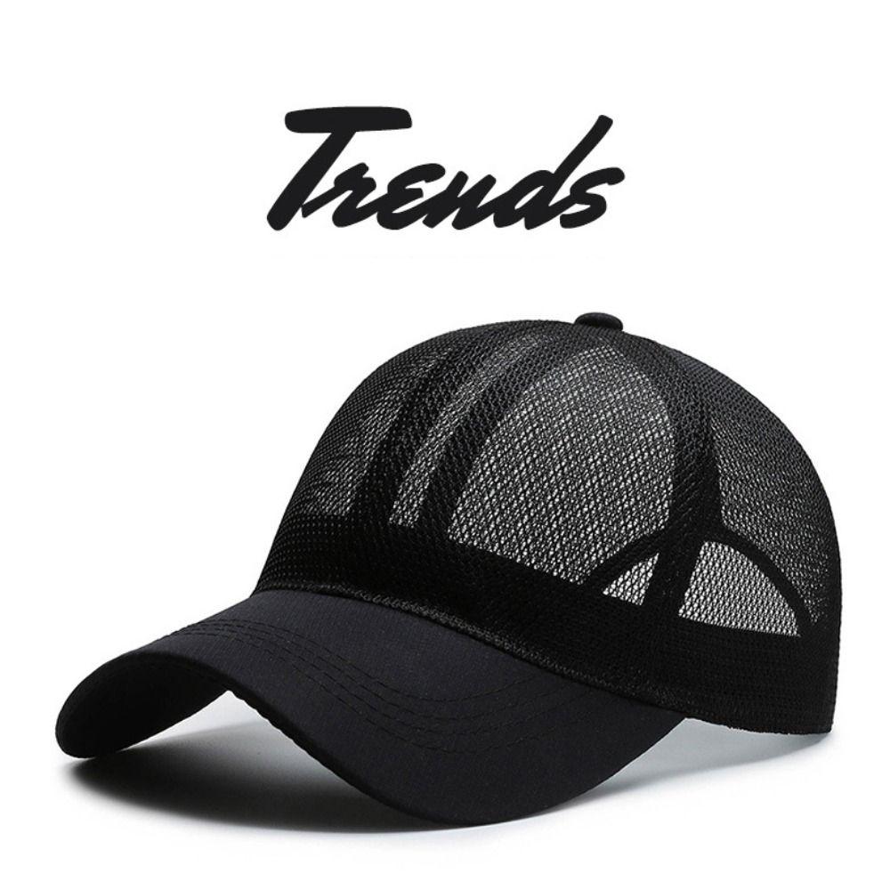 Quick Dry Summer Baseball Cap Full Mesh Outdoor Sports Hats  For Man Women Unisex