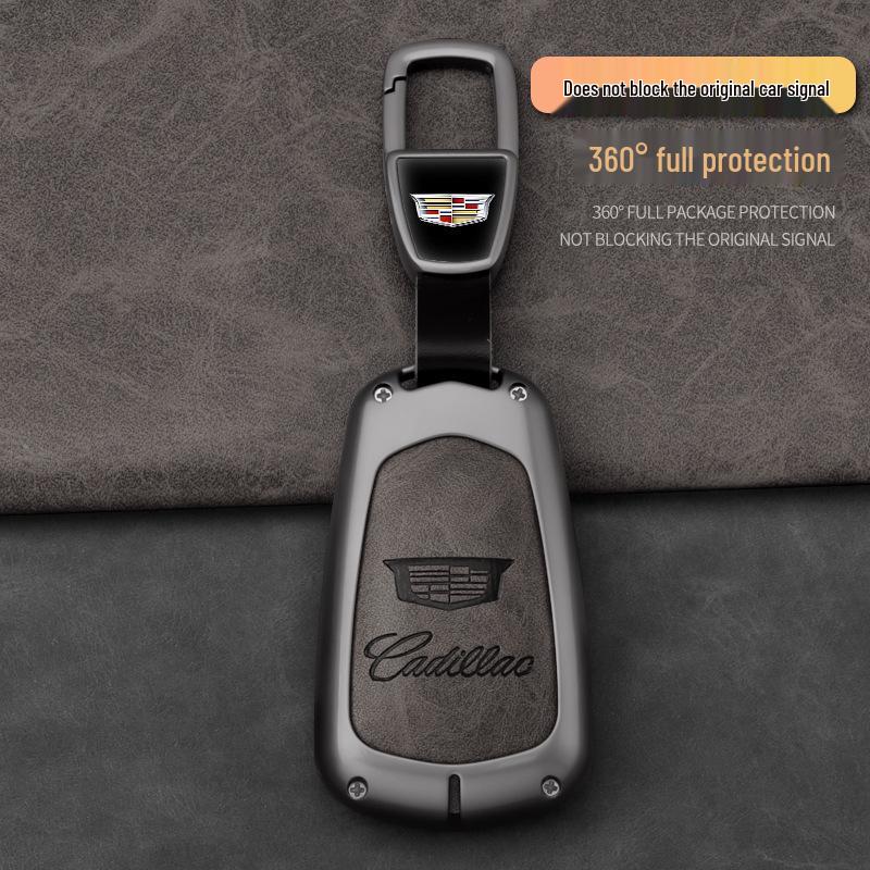 Cadillac Key Case for XT5, XT4, XT6, XTS, CT4, CT5, CT6, ATSL - Stylish Car Key Cover for Women