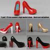 Elegant High Heel Doll Shoes Realistic 1/6 Female Soldier Model Accessories Easy To Dressingup Doll Display Decoration