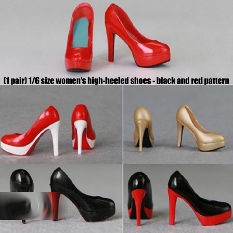Elegant High Heel Doll Shoes Realistic 1/6 Female Soldier Model Accessories Easy To Dressingup Doll Display Decoration