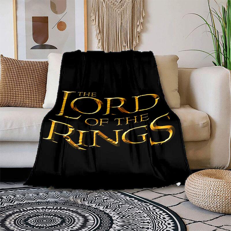 

1pc Lord of the Rings Cartoon Blanket,Portable Throw for Travel & Camping, All Season Cozy Blanket,Ideal Gift 80cmx120cm