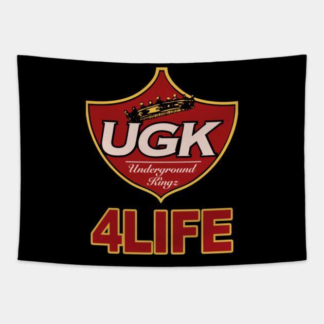 Tapestry ugk 4life 75x100 чёрный
