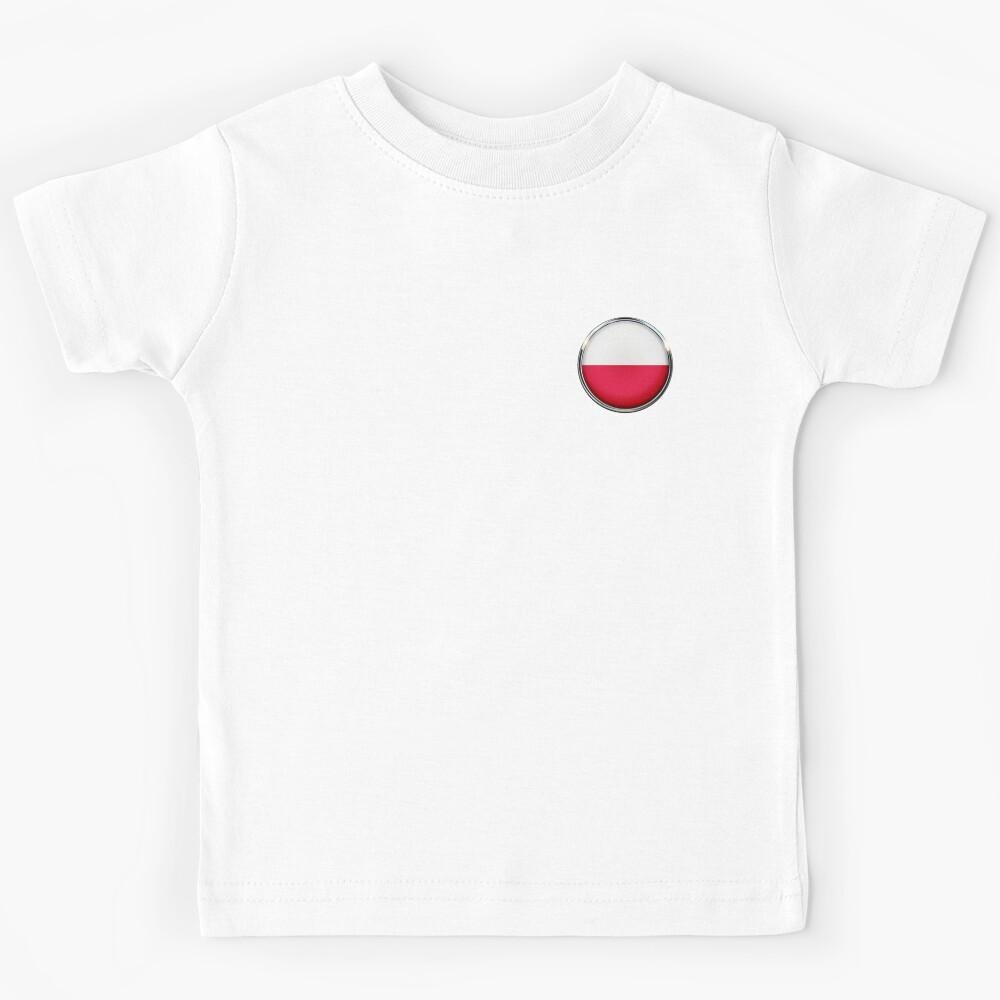 Poland Flag Kids T-Shirt 150