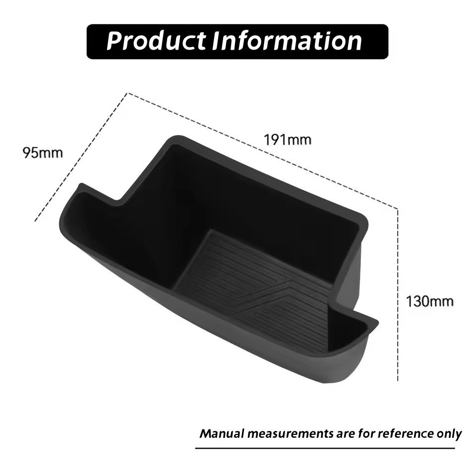 for Suzuki SOLIO/SOLIO BANDIT 2025-2025 Center Console Storage Box Tray Organizer Car Interior Accessories Tidying Black