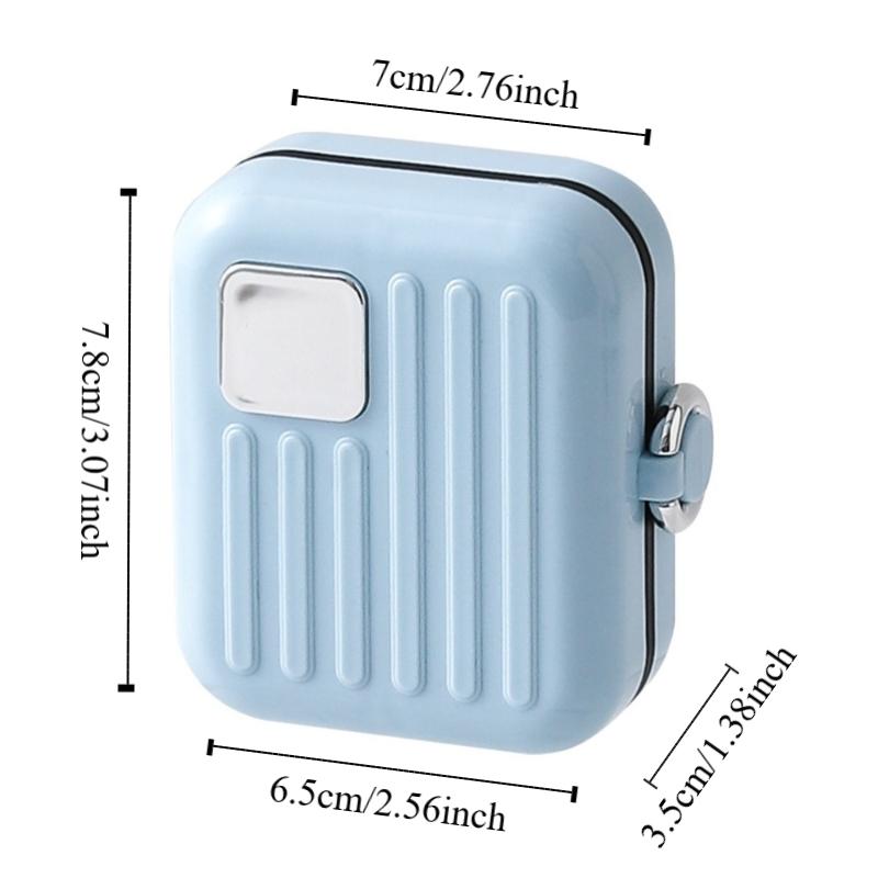 Portable Weekly Pill Box 7 Compartments Small Pill Dispenser Mini Travel Pill Organizer  Vitamins