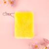 Mini Notepad Stylish Plush Mini Notebook Small Journal Book Keychain Diary For Stationery Enthusiast School Children