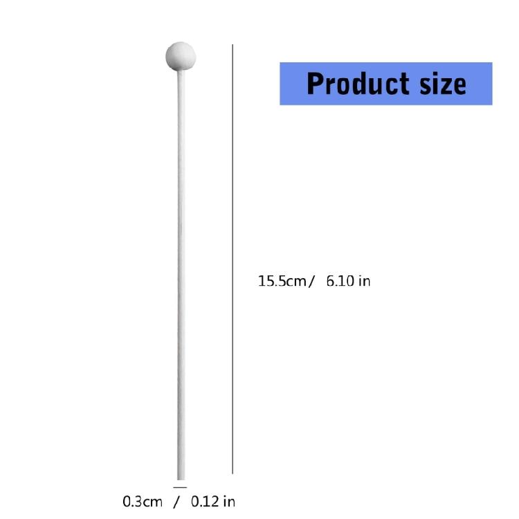 Pack of 100 Wood Coffee Stir Stick with Smooth Round Ends Stirring Stick Wood Texture Suitable for Home and Office Use