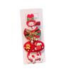 Festive Kuromi Hair Accessories Set: Red Christmas Hair Clips & Ties for Women & Children