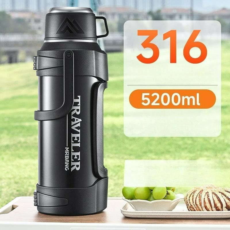 Přenosná termoska, Velkokapacitní nerezová termoska, Venkovní velkokapacitní ultravelkokapacitní přenosná termoska