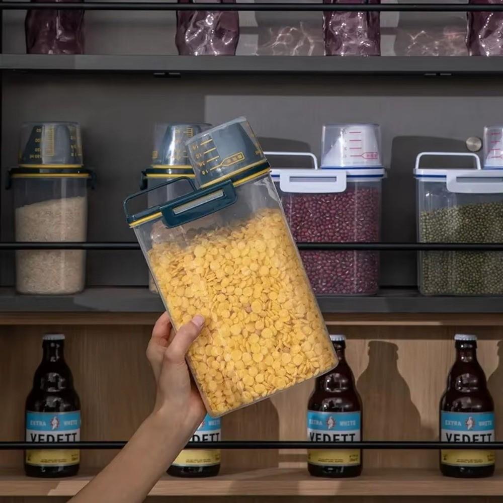 Plastic Pet Food Storage Container Large Capacity Airtight Seal Container  Pet Food Storage