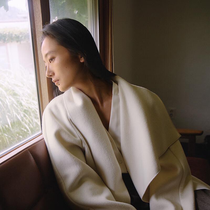 Less 2025 Autumn H-line Wool & Cashmere Coat