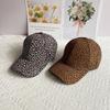 Trendy Leopard Print Baseball Cap for Women - Street Style, Versatile, Vintage-inspired, Unique Design, Sports Visor Sun Hat