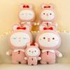 Cute Healing Rabbit Doll Expression Little Rabbit Plush Toy Sleeping Doll Children's Pillow Gift Girl
