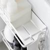 Miflame No-Drill Movable 2-Tier Washing Machine Storage Rack